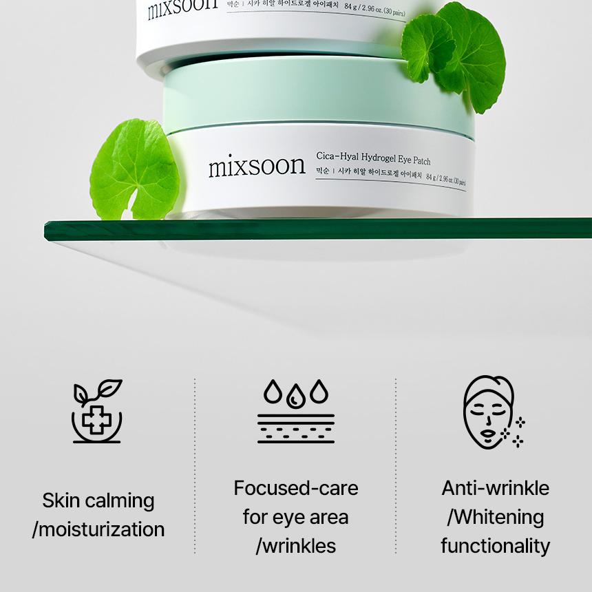 ○ 新品未使用！ソイリッチ！オマケ付き！ mixsoon Cica-Hyal Hydrogel Eye Patch 60P | OLIVE YOUNG Global